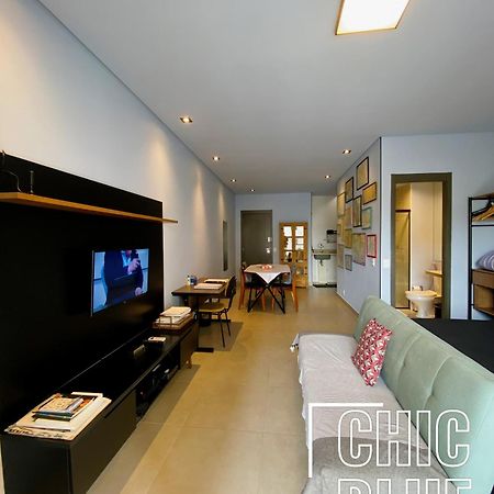 Chic Blue Design Com Vaga De Garagem Apartamento São Paulo Exterior foto